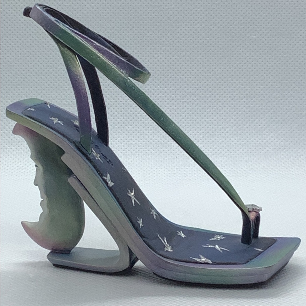 Just The Right Shoe Luminous Figurine 2001 Moon Stars Shoe Collectible Rare